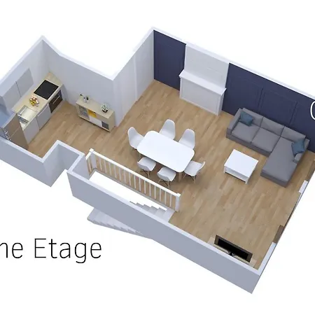 Le Double Pirou - 2 Duplex Climatises - Groupes *