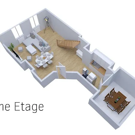 Le Double Pirou - 2 Duplex Climatises - Groupes ティエール